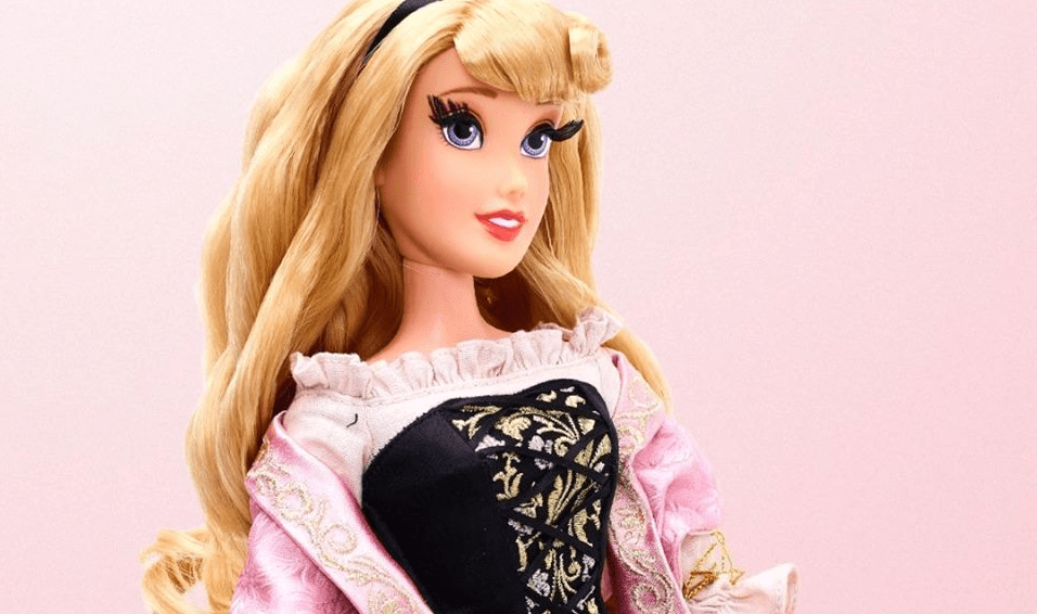 Disney Bambola Porcellana MALEFICA La Bella Addormentata nel Bosco 