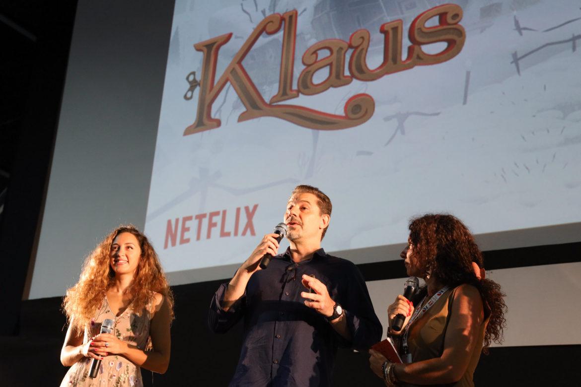 Giffoni 2019, discussing Netflix’s Klaus with director Sergio Pablos