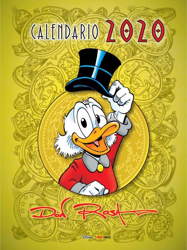 La copertina del Calendario 2020 di Don Rosa presentato a Lucca Comics 2019.