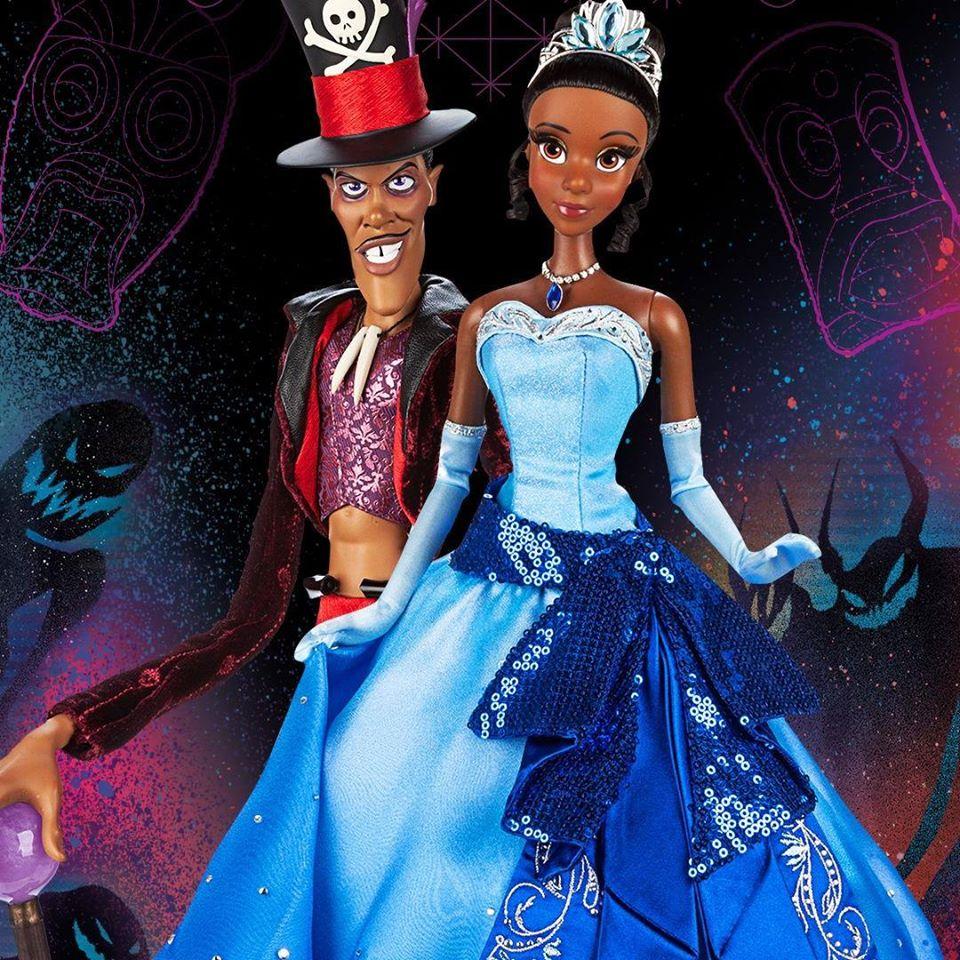 Le nuove bambole edizione limitata de La principessa e il ranocchio in occasione dei 10 anni del classico Disney.