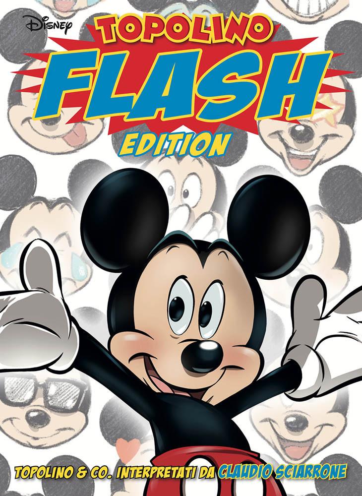 La copertina di Topolino Flash Edition dedicata alle opere di Claudio Sciarrone.