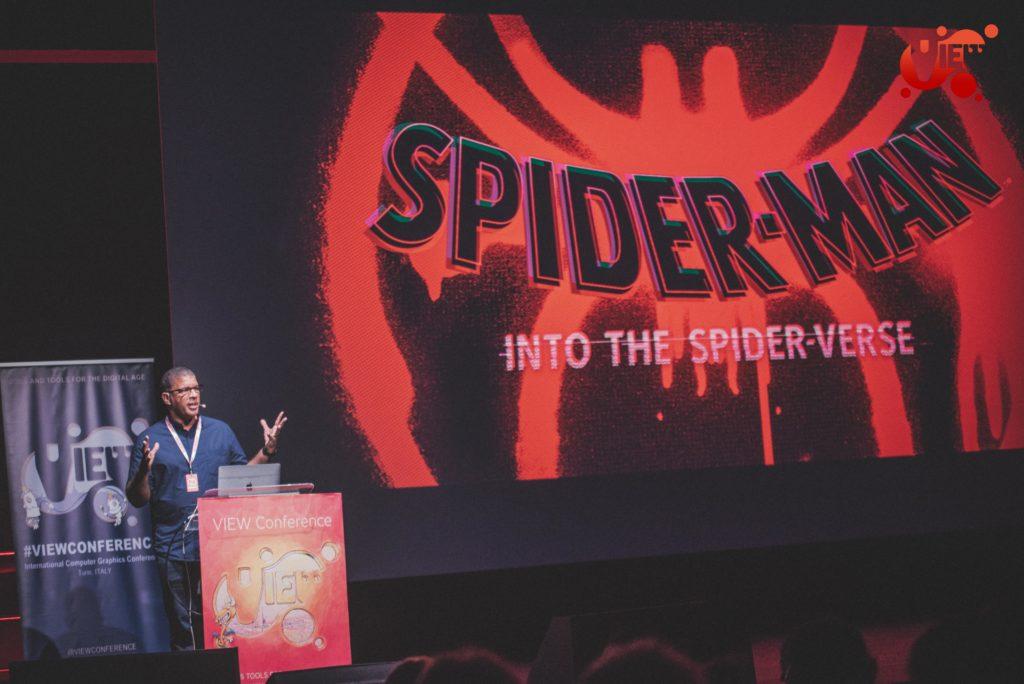 Peter Ramsey a VIEW Conference 2019 presenta Spider-Man: Into the Spider-Verse.