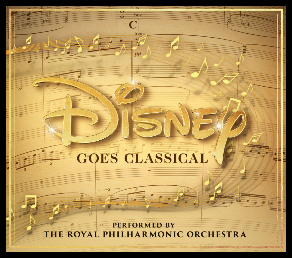 La cover dell'album Disney Goes Classical in uscita a ottobre.