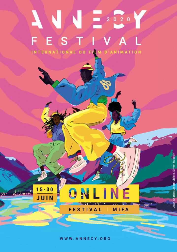 Il poster dell'edizione 2020 dell'Annecy Festival. 