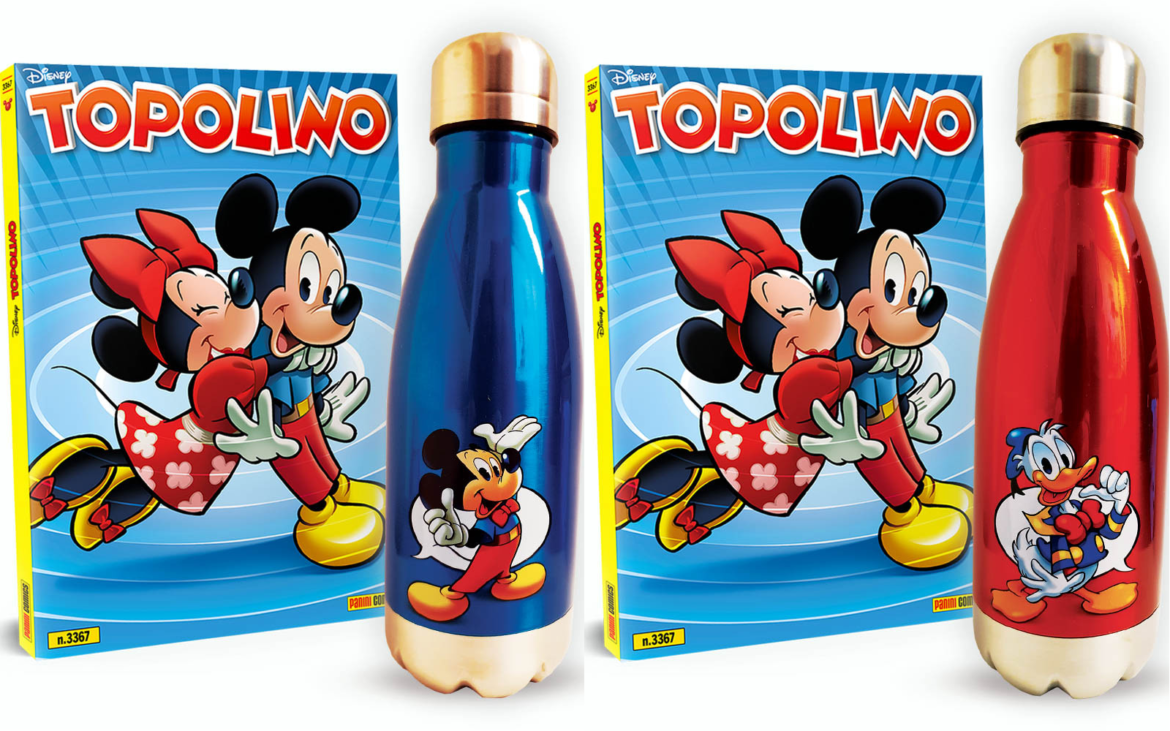La borraccia di Topolino è arrivata in edicola con il numero 3367!
