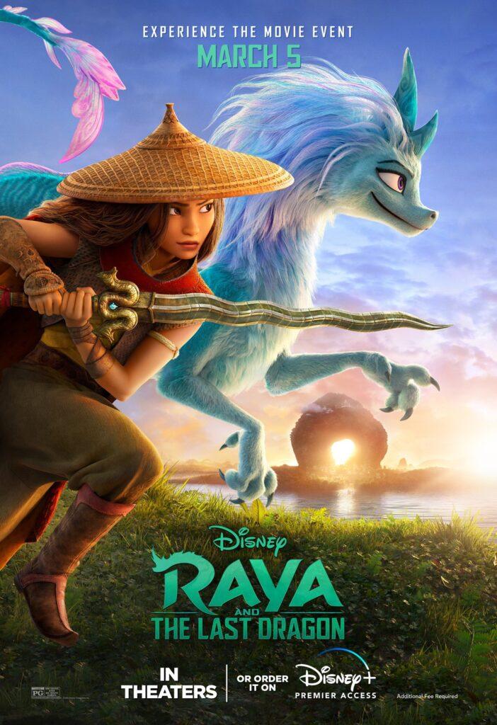 Il nuovo poster di Raya e l'ultimo drago, il prossimo film Disney Animation.