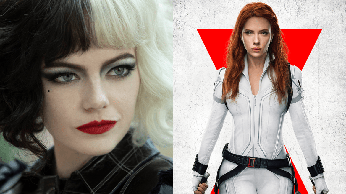 Crudelia e Black Widow arriveranno anche su Disney+ con Accesso VIP