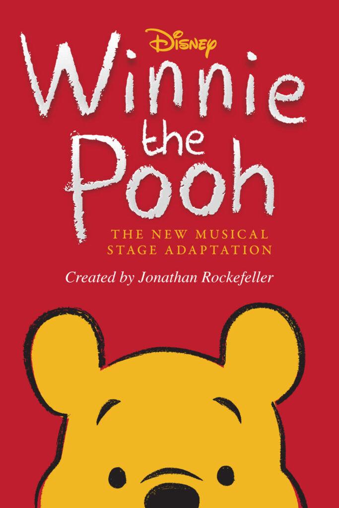 Il poster del nuovo spettacolo musicale di Winnie the Pooh in scena a New York nell'autunno 2021.