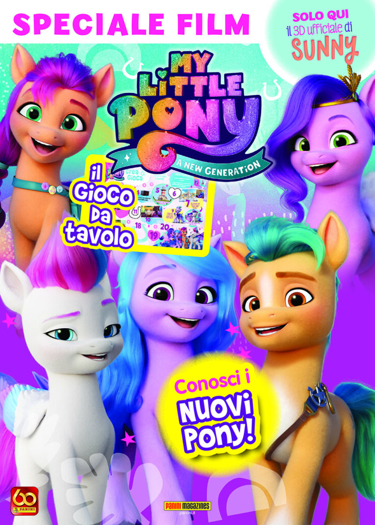 La cover della rivista My Little Pony Speciale Film