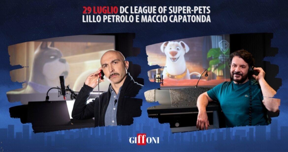 Giffoni 2022: i doppiatori Lillo e Maccio Capatonda presentano DC League of Super-Pets
