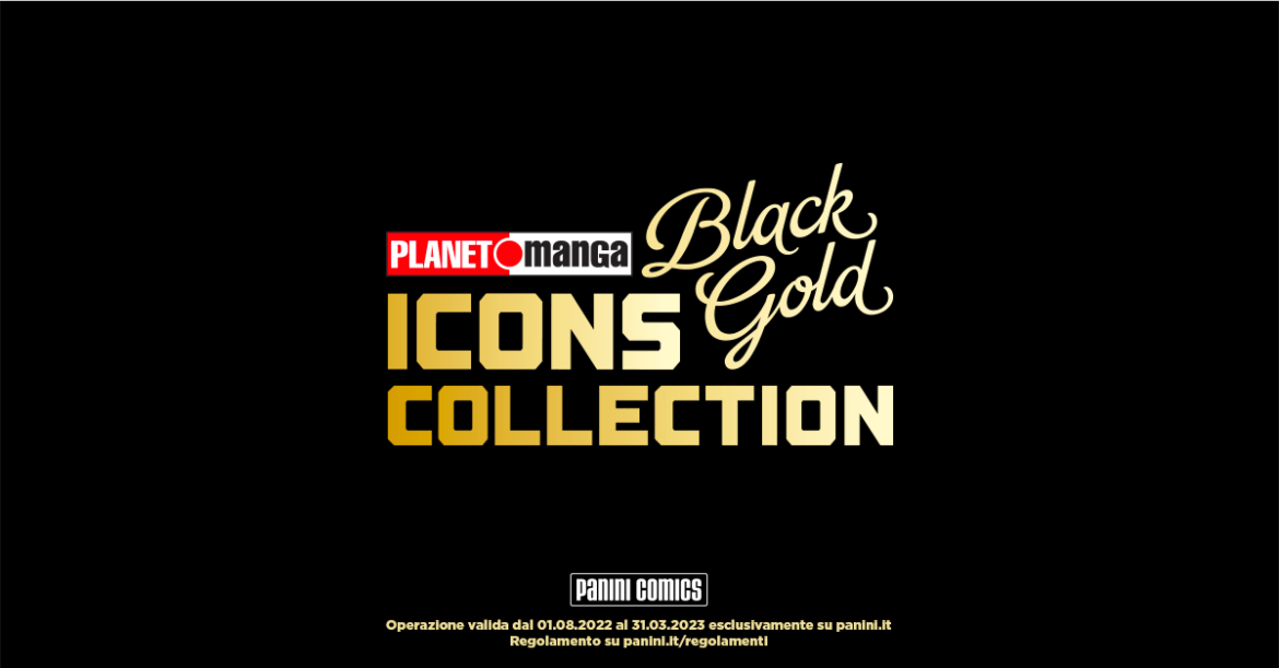 Planet Manga Icons Black Gold Collection, in arrivo una collezione di card esclusive
