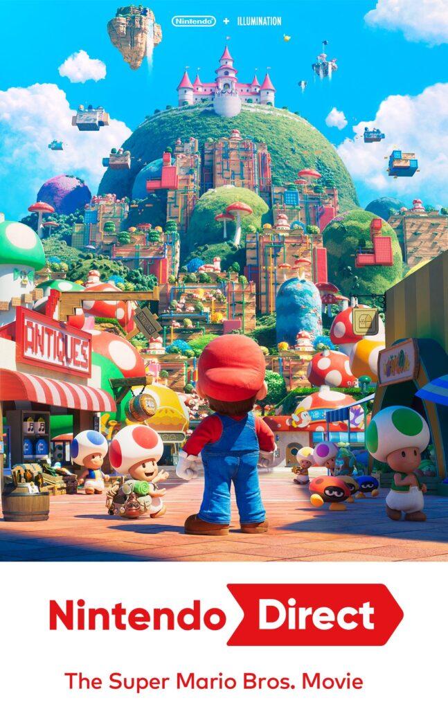 Il poster del film di Super Mario targato Universal/Illumination e Nintendo.