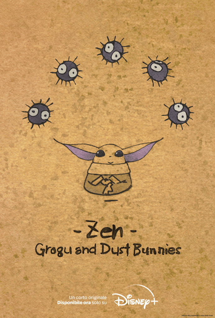 Grogu and Dust Bunnies
