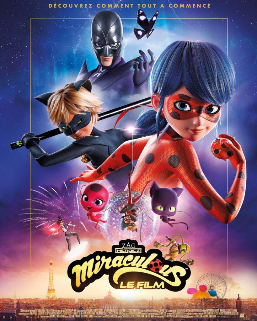 Il poster di Miraculous Il film, in uscita a luglio 2023 in Francia.