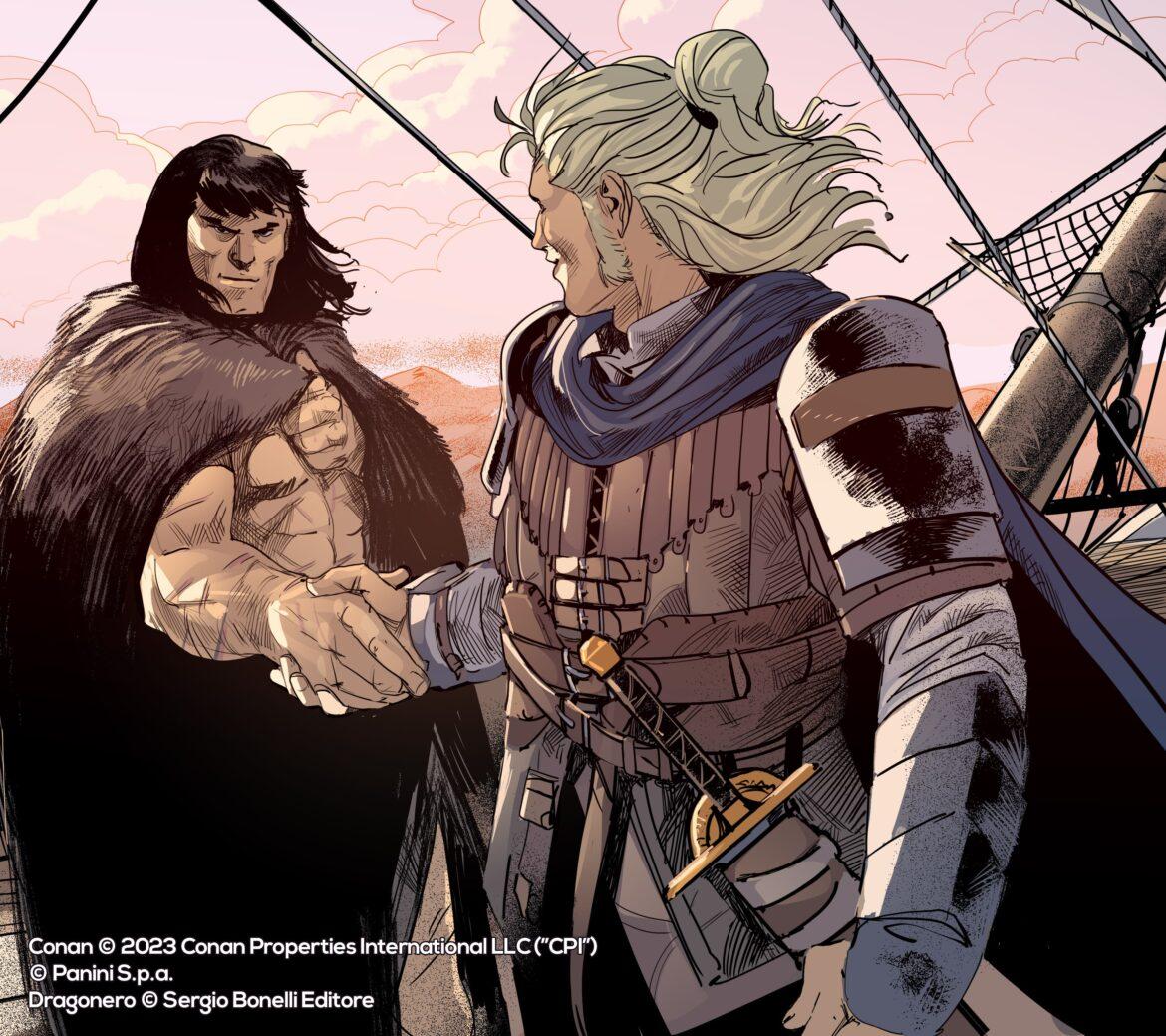 Conan il Barbaro e Dragonero, la serie team-up da novembre 2023