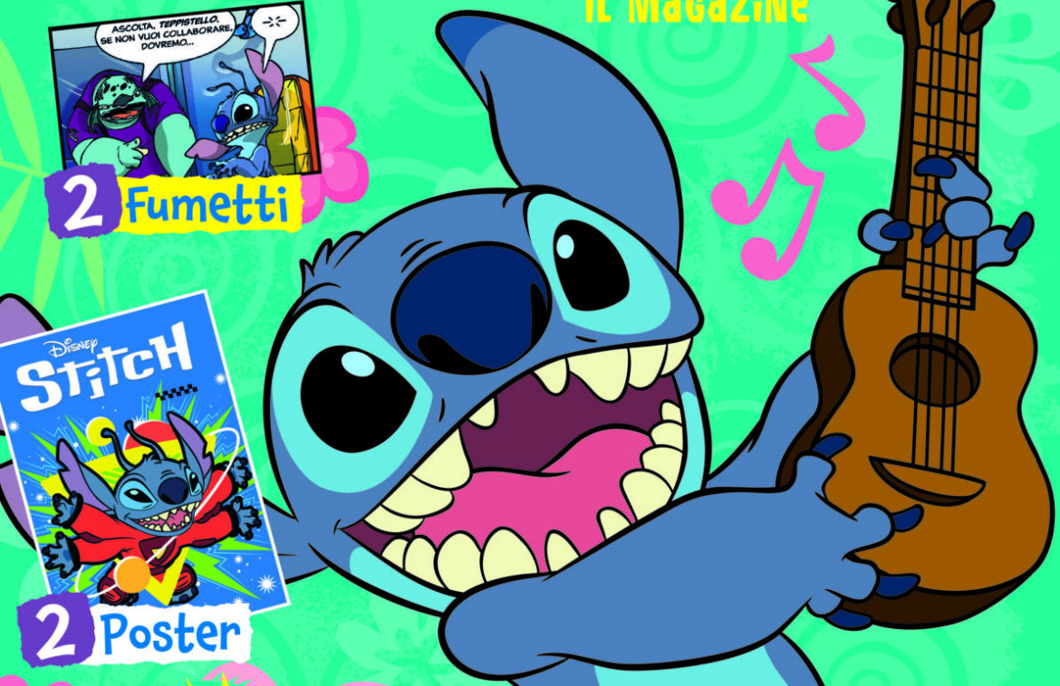 Disney Stitch, in edicola arriva la rivista dedicata a 626