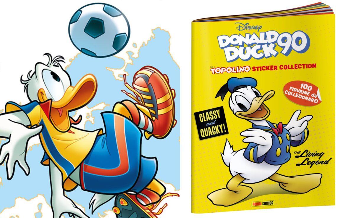 Topolino Sticker Collection Donald Duck 90, arriva l’album di figurine di Paperino