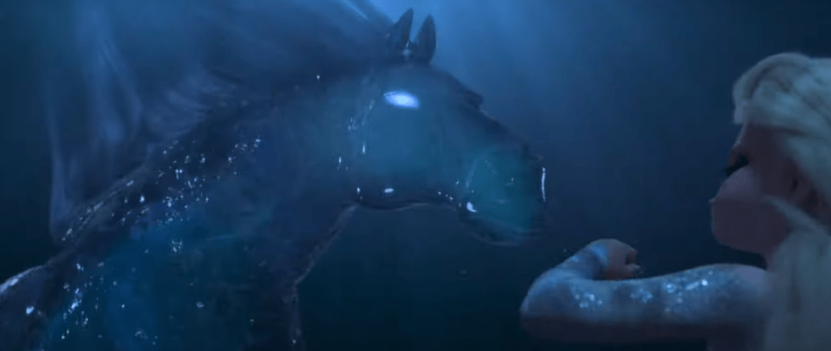 Frozen 2, chi è il cavallo d’acqua che Elsa incontra nel trailer?