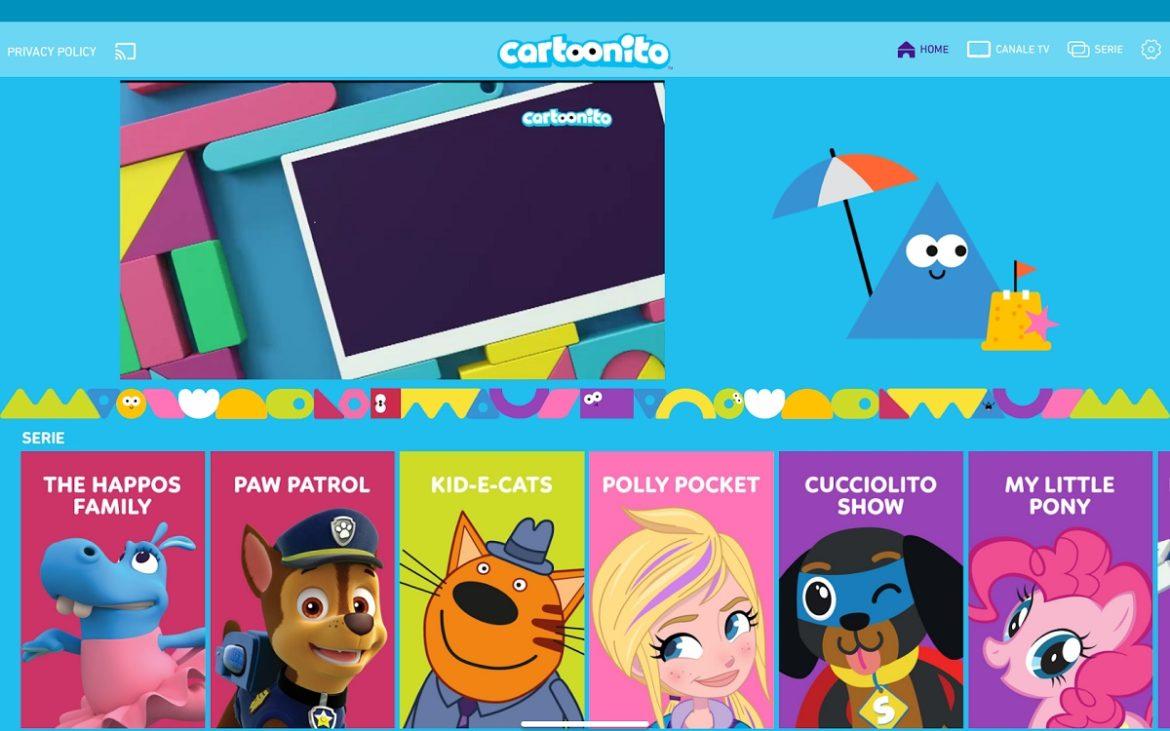 Sulla Cartoonito App tanti giochi per bambini perfetti per trascorrere il tempo in casa
