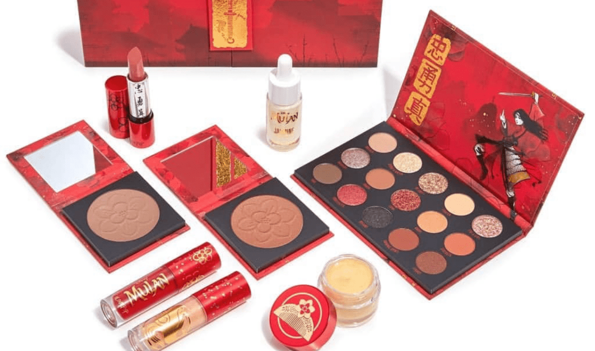 Trucchi di Mulan, la collezione ColourPop ispirata al live action