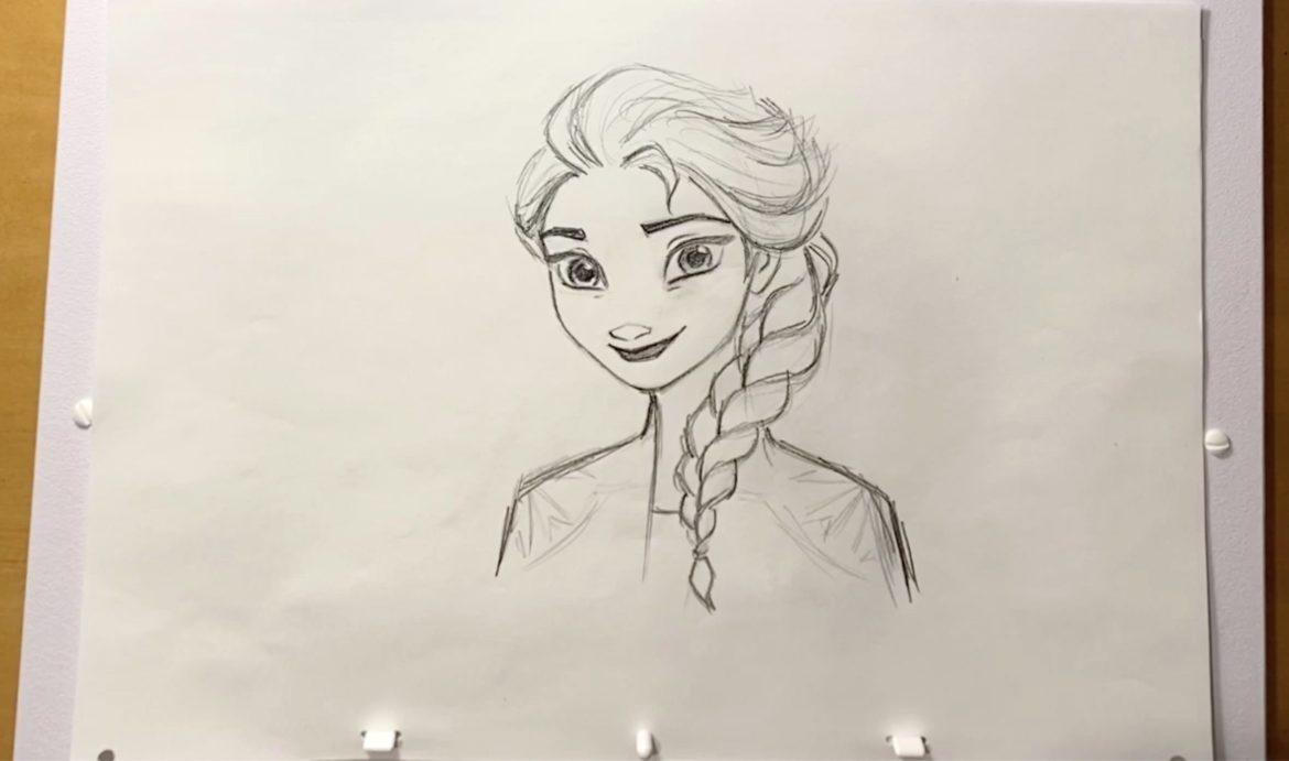 Impara a disegnare Elsa con il tutorial dell’animatore Disney Wayne Unten