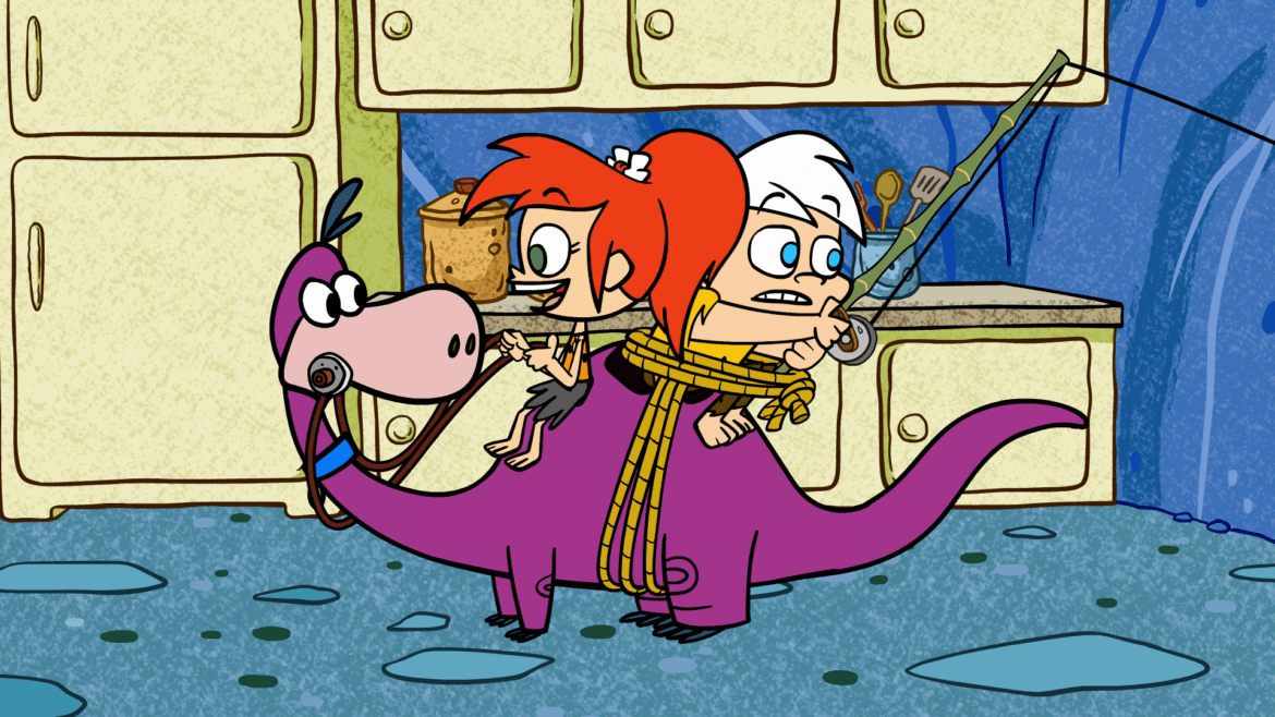 Yabba Dabba Dinosaurs, lo spin-off dei Flintstones arriva su Cartoonito