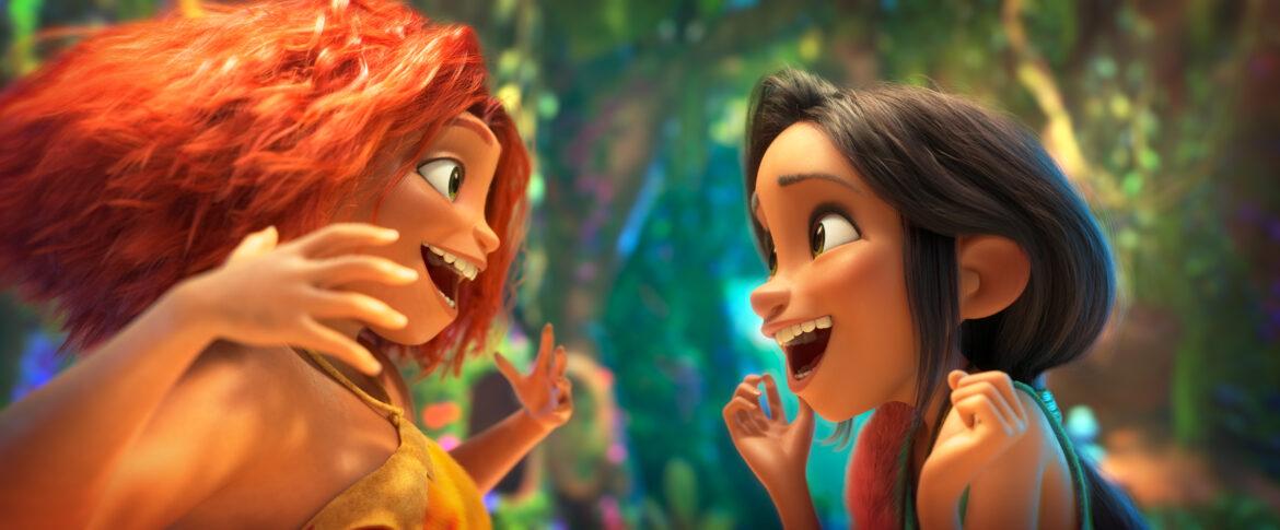I Croods 2: Una nuova era in Home-Video, il rapporto tra Hip e Aurora in una clip esclusiva