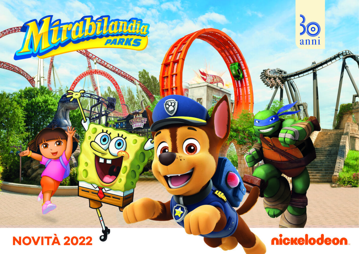 Mirabilandia, i PAW Patrol, SpongeBob, Teenage Mutant Ninja Turtles e Dora l’Esploratrice arrivano al parco
