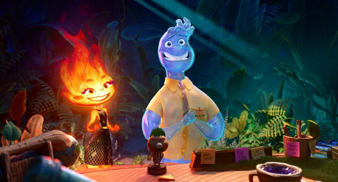 Prime immagini di Elemental, il film Pixar del 2023