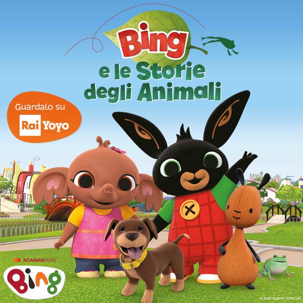 Bing e le Storie degli Animali arriverà su Rai Yoyo