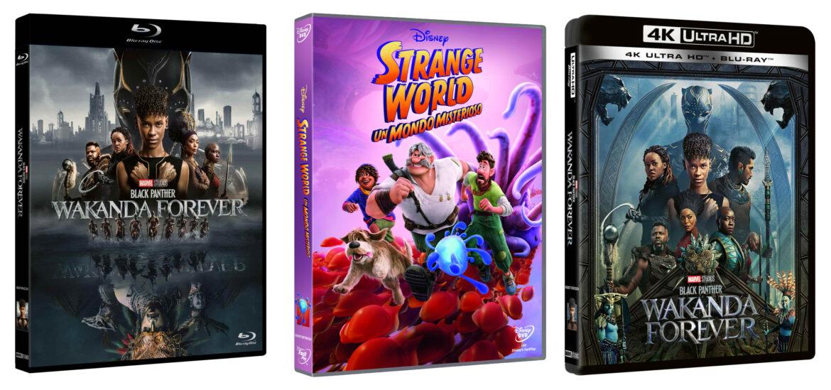 Strange World e Black Panther: Wakanda Forever in Home-Video, ecco quando arriveranno in Italia