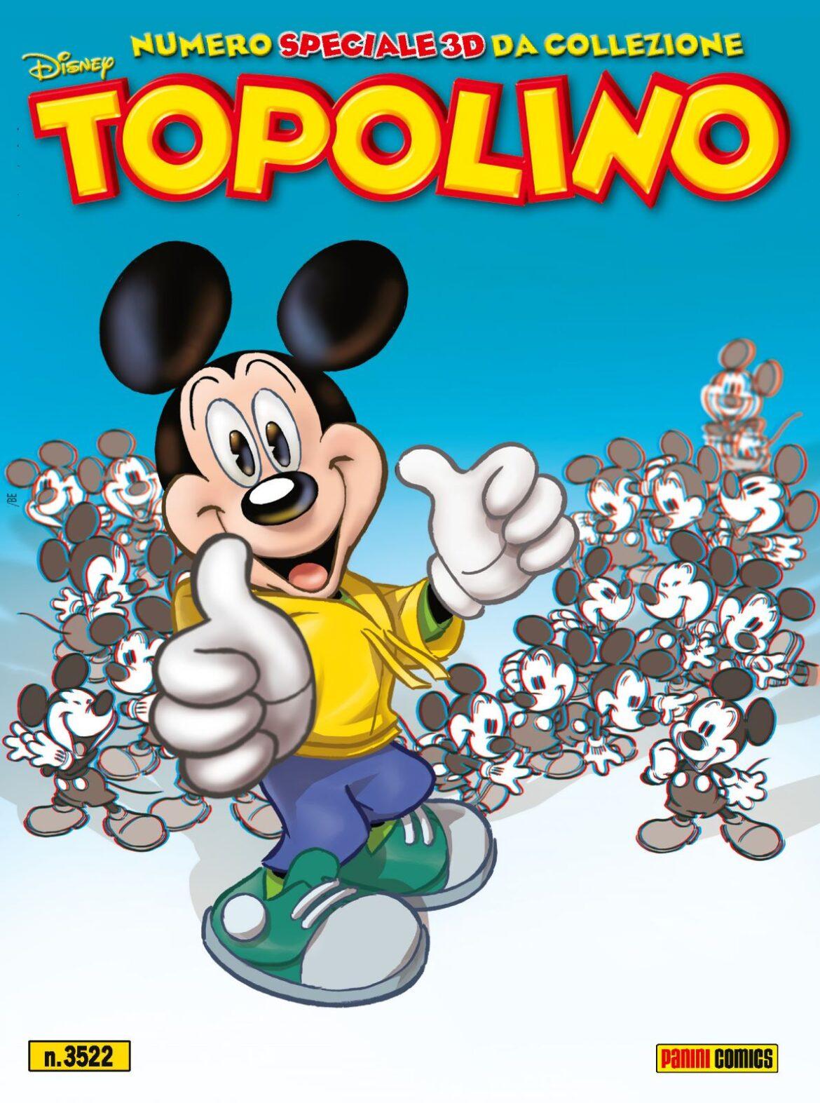 Su Topolino 3522 arriva la prima storia a fumetti interamente in 3D