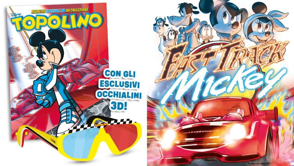 Fast Track Mickey torna su Topolino Magazine con un’avventura in 3D