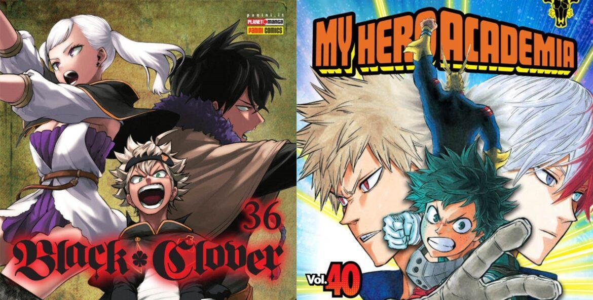 Black Clover e My Hero Academia si incontrano in due copertine crossover